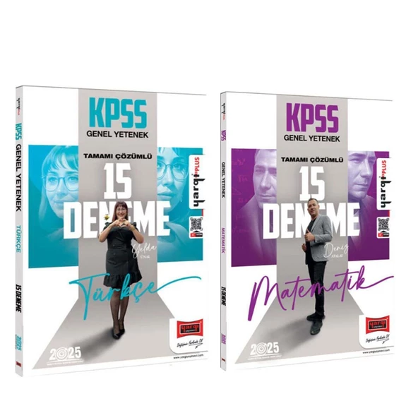 Yargı Yayınları 2025 KPSS Türkçe ve Matematik Deneme Seti 2 Kitap