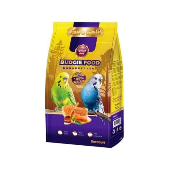 Euro Gold Budgie Food Premium Muhabbet Kuşu Yemi 500 gr