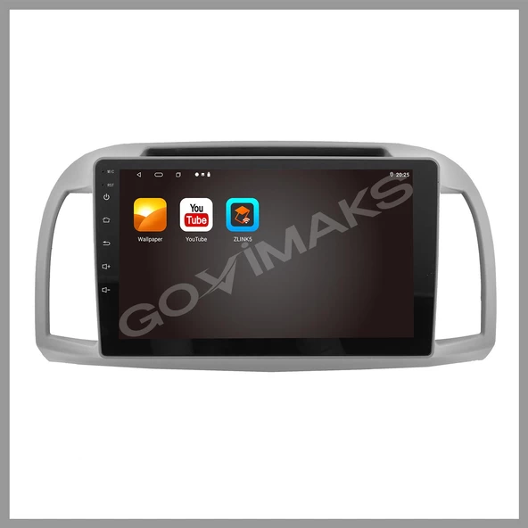 GOVİMAKS  NİSSAN MİCRA 2002-2010  4 GB RAM 64 GB HAFIZA ANDROID MULTIMEDIA TEYP - 10