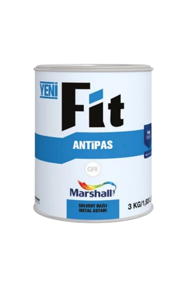 Marshall Marshall Fit Antipas Metal Astarı Gri 3 Kg 5599126