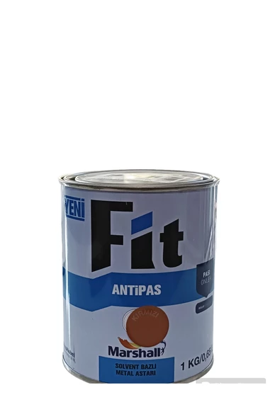 Marshall Marshall Fit Antipas Metal Astari Kırmızı 1Kg/0,65Lt