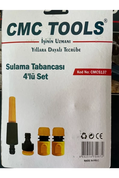 Cmc Tools Sulama Tabancası 4'Lü Set