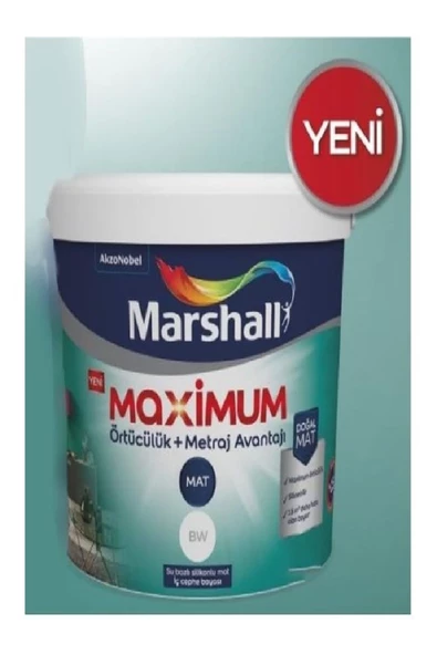 Marshall Maximum Silikonlu İpek Mat Bw Baz 7,5 Lt