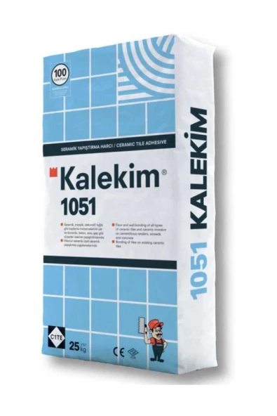 Kalekim 1051 Seramik Yapıştırıcı 25 Kg Gri 86055892