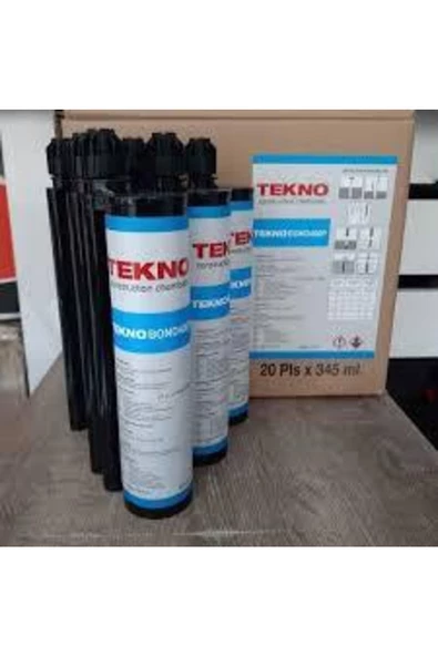 Tekno Bond 400 P Epoksi Esaslı Kimyasal Dübel 345 Ml 5 Adet