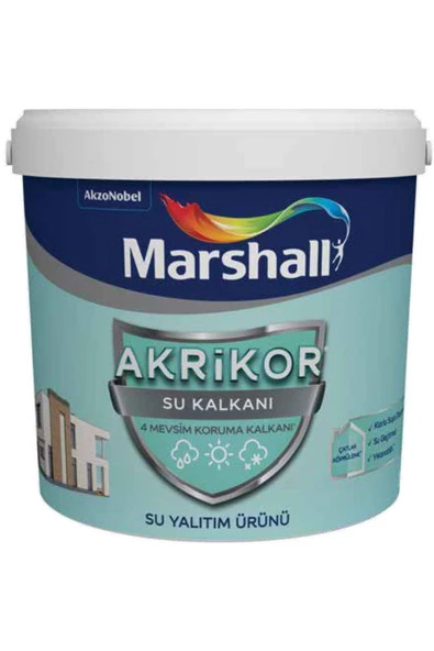 Marshall Akrikor Su Kalkanı Su Kesici Sutut 3 Kg Beyaz-Su Kaçaklarınık Engeller-Kullanımı Kolay