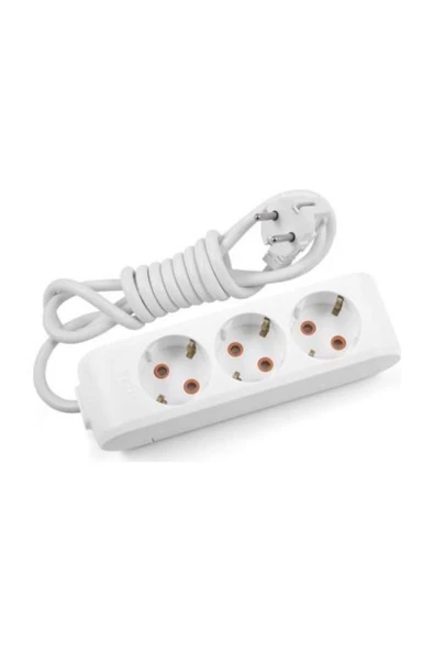 NemaStore Nemastore Viko Multi-Let Kablolu Grup Priz 3'' Lü 2 Metre - 8691138229245 - 2