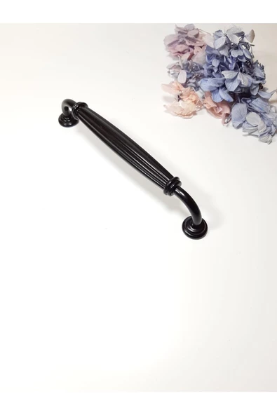 Siyah 128 Mm Kardelen Metal Kulp Modelleri Zamak Dolap Çekmece Mobilya Mutfak Kulbu