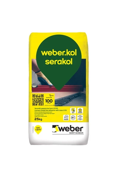 Weber Serakol Gri Seramik Yapş.Harcı 25Kg Torba-63009022