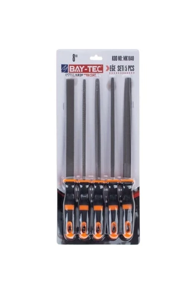 Bay-Tec Eğe Seti 5 Pcs 8''Mk1040 - 2