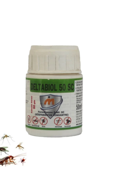 Deltabiol 50 Sc 50 Ml Kene Sivrisinek Karasinek Tatarcık Hamamböceği Ilacı - 2