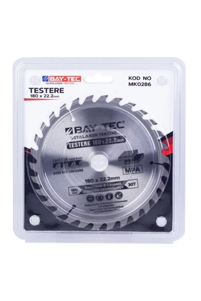 Baytec Sunta Testere Elmas 180Mm X 36T X 22.2Mm Mk0286