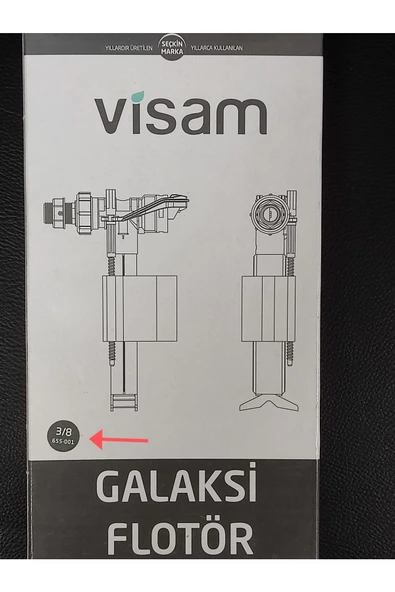 Visam Visam Galaksi Flatör Rezervuar Klozet - 2