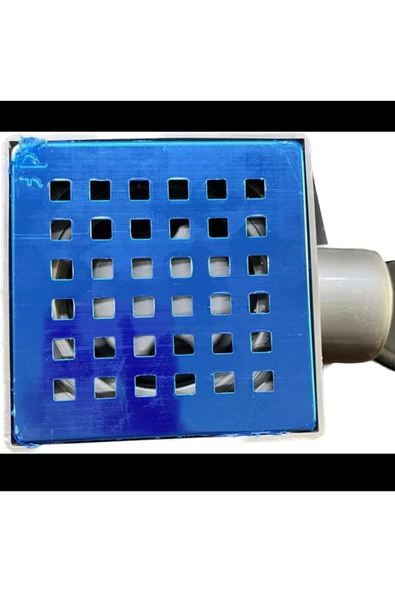 DetayYapiDekor Detayyapidekor Krom Yer Süzgeci Banyo Gider Borusu Yandan Çıkışlı 10*10 - 3