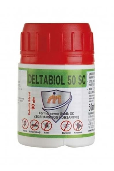 Deltabiol 50 Sc 50 Ml Kene Sivrisinek Karasinek Tatarcık Hamamböceği Ilacı