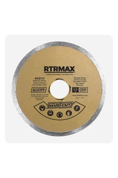 Rtrmax Soketli Elmas Testere 180 Mm