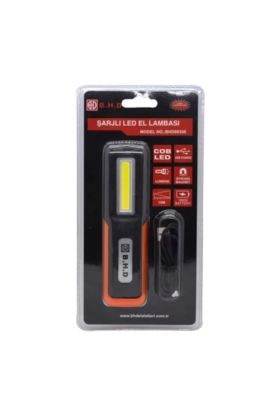 Trendyapimarket Trendyapimarket Bhd Şarjlı Led El Lambası Küçük Bhd00356
