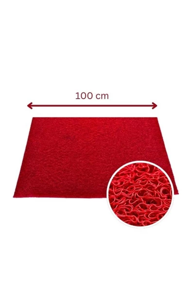 Kıvırcık Plastik Paspas Eko - Kalınlık 12 Mm Islak  Kaydırmaz Iç Ve Dış Zeminler EN 100 CM BOY 200 CM