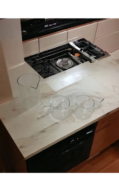 BOREX Borex Cam Cezve Seti & Borosilikat Isıya Dayanıklı Cam Cezve Seti 3'Lü 400Ml - 3