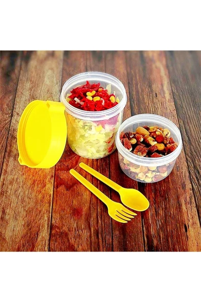 Titiz 1100 Ml Taken Go Müsli Kabı (Ap-9453) Kırmızı - 3