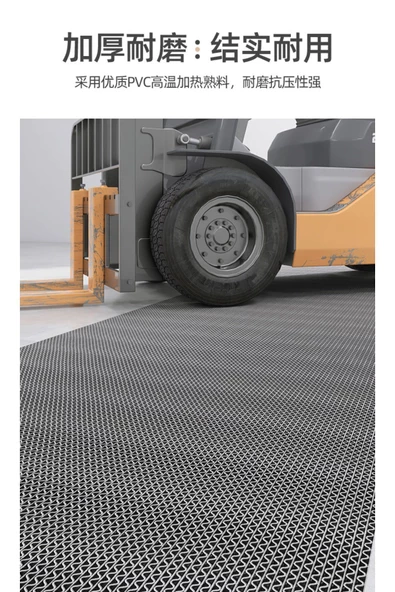 Home Banyo Duş Havuz- Z Mat Petek Kaydırmaz Pvc Paspas Gri En 90Cm. Boy 500cm (5m) - Resim 5