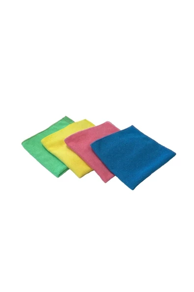 Mikrofiber Temizlik Bezi 30X30 4'Lü Dürüm Paket - 4
