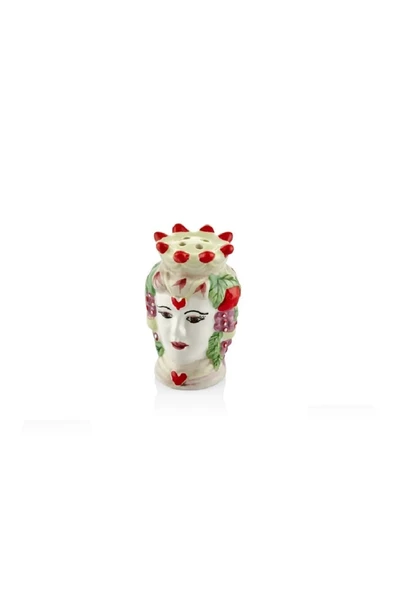 Tropie Kadın Erkek Dekoratif Tuzluk ve Karabiberlik 8 cm - 3