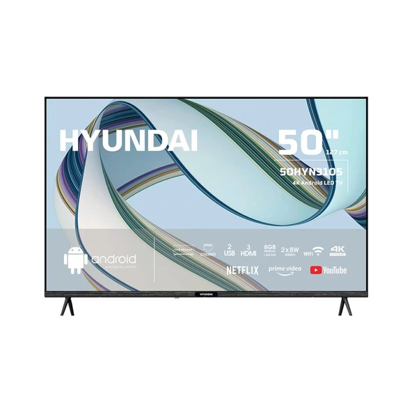 50HYN3105 50" 127 Ekran 4K Ultra HD Android TV