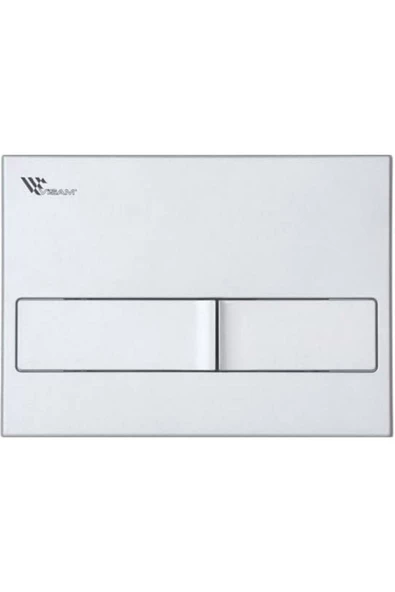 Visam Visam Slim 80 Gömme Rezervuar (Asma Klozet İçin) Slim 80 (3/6 Lt ) Mat Krom Kumanda Paneli - 3