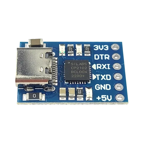 CP2102 USB to RS232 TTL UART Çevirici Modül  Type C Usb Seri Port Haberleşme Mcu Uydu Alıcı Dvd GSM Telefon Firmware Güncelleme - 4