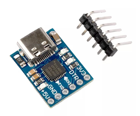 CP2102 USB to RS232 TTL UART Çevirici Modül  Type C Usb Seri Port Haberleşme Mcu Uydu Alıcı Dvd GSM Telefon Firmware Güncelleme - 7