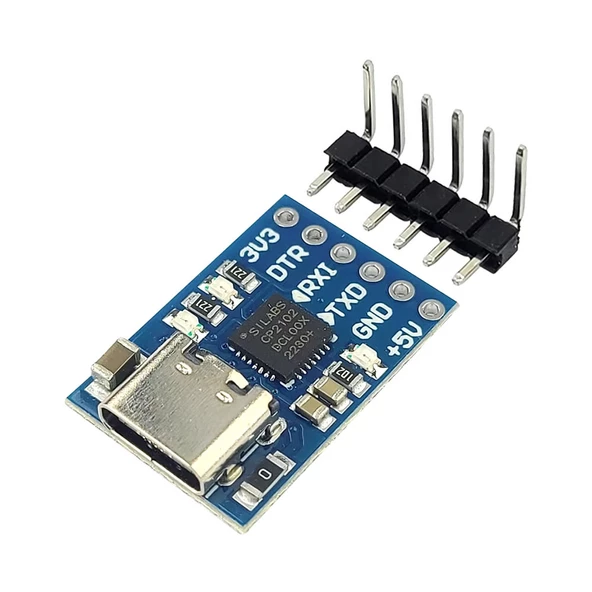 CP2102 USB to RS232 TTL UART Çevirici Modül  Type C Usb Seri Port Haberleşme Mcu Uydu Alıcı Dvd GSM Telefon Firmware Güncelleme - 6
