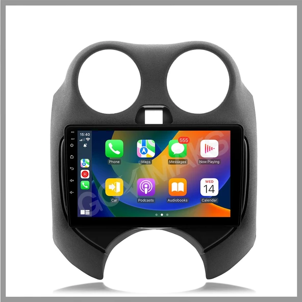 NİSSAN MİCRA 2011-2013 UYUMLU 4 GB RAM 64 GB HAFIZA ANDROID MULTIMEDIA TEYP ürün görseli 1