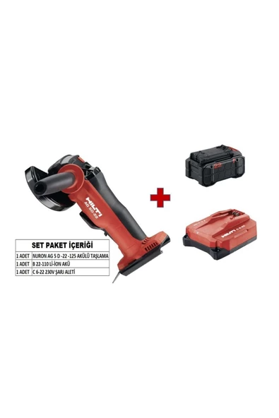 Hilti AG 5D-22-125 Taşlama Makinesi Set - 2