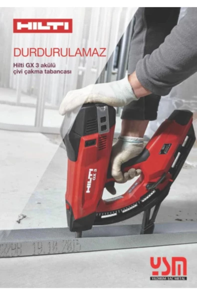 Hilti Gazlı Çivi Çakma Tabancası Gx3 - 2