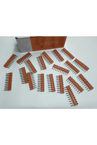 PROFİX  DÜZ KESİM MEKANİK GALVENİZLİ TABANCA ÇİVİSİ 24 MM - 5