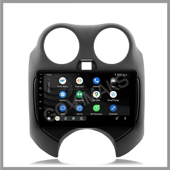 NİSSAN MİCRA 2011-2013 UYUMLU 4 GB RAM 64 GB HAFIZA ANDROID MULTIMEDIA TEYP - Resim 2