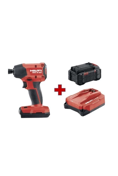 Hilti Nuron SID 6-22 Akülü Darbeli Vidalama Makinesi Seti