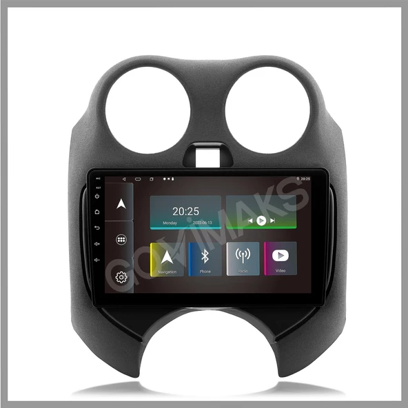 GOVİMAKS NİSSAN MİCRA 2011-2013 UYUMLU 6 GB RAM 128 GB HAFIZA ANDROID MULTIMEDIA TEYP - Resim 9