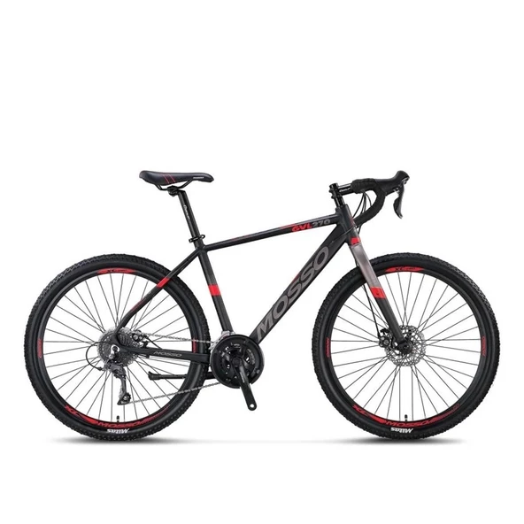 MOSSO GVL270 CLARIS ERKEK ŞEHİR BİSİKLETİ 485H D 27,5 JANT 16 VİTES SİYAH KIRMIZI ürün görseli