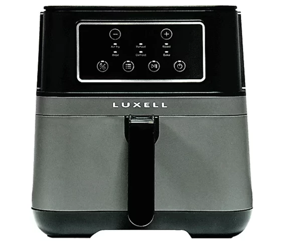 Luxell LXAF-01 Fast Fryer XXL Yağsız Hava Fritözü Gri - Siyah