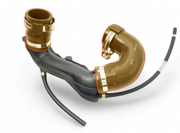 Turbo Hortumu Borusu - Renault Clio 2 Kangoo Megane 2 Clio 3 Modus Dacia Logan Sandero 8200770644 8200279164 8200404193 8200248814 - Resim 4