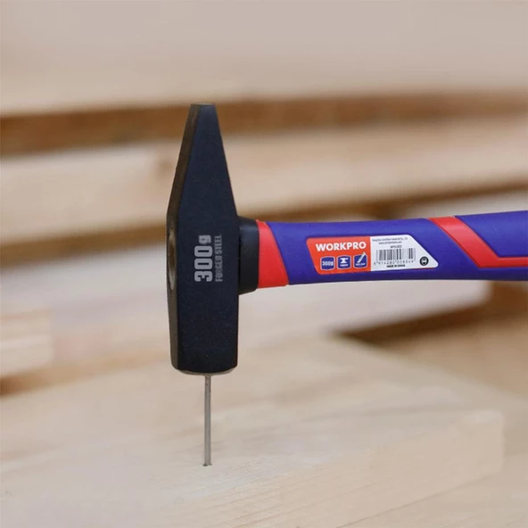 WORKPRO WP241022 300Gr Fiberglas Saplı Çekiç - 4