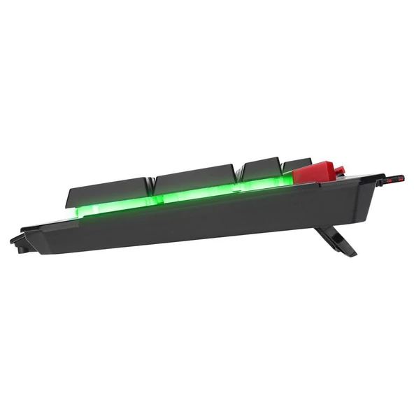 Everest Kb-R800 Metafor Usb Gökkuşağı Aydınlatmalı Q Metal Yüzey Gaming Oyuncu Klavyesi - 5