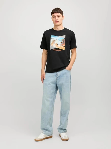 Jack & Jones Jjcellox Tee Ss Crew Neck Erkek T-Shirt - 2