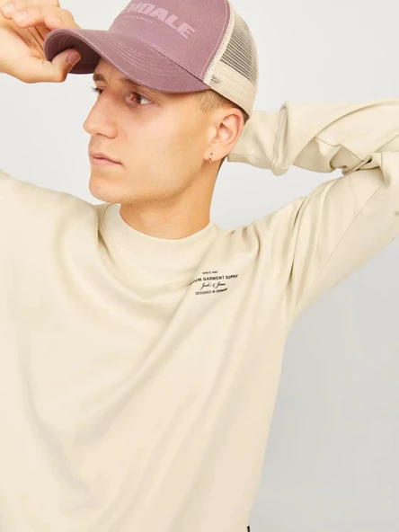 Jack & Jones Jprblachad Branding Sweat Crew Neck Ln Erkek Sweatshirt - 4