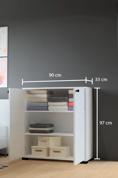 Mobilique Madrid No.7 Çok Amaçlı Dolap - 3