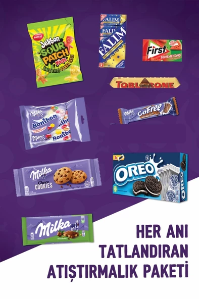 Mondelez Kalpleri Yumuşatan Atıştırmalık Paketi