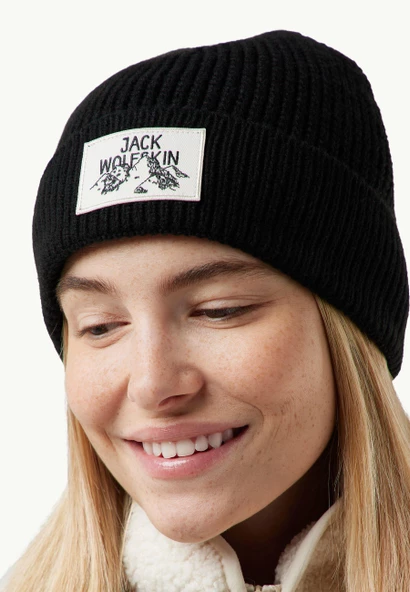 Jack Wolfskin Badge Beanie Unisex Bere - 2
