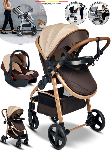 Baby Home 950 Tayla Çift Yönlü 6 In 1 Travel Sistem Bebek Arabası - 2